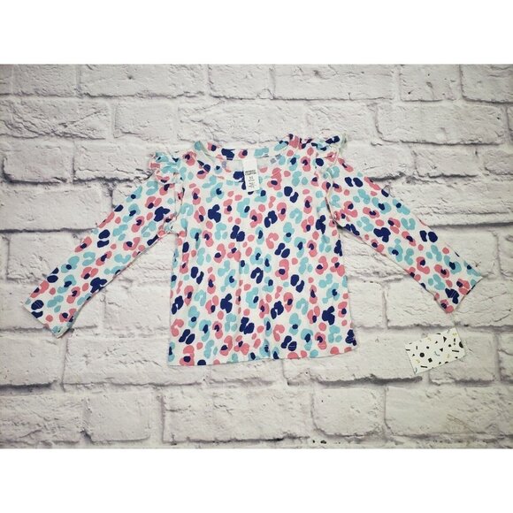 Harper Canyon Baby Girls Multi-Color Animal Print Long-Sleeve T-Shirt Size 18mo - Picture 1 of 3